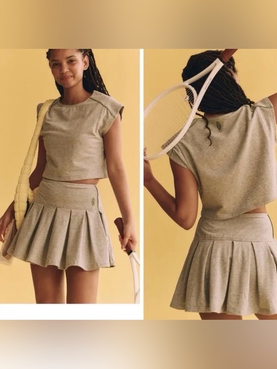 free people movement Dresses & Skirts - Free People Movement HOME BASE Cap-Sleeve Top Skirt Set